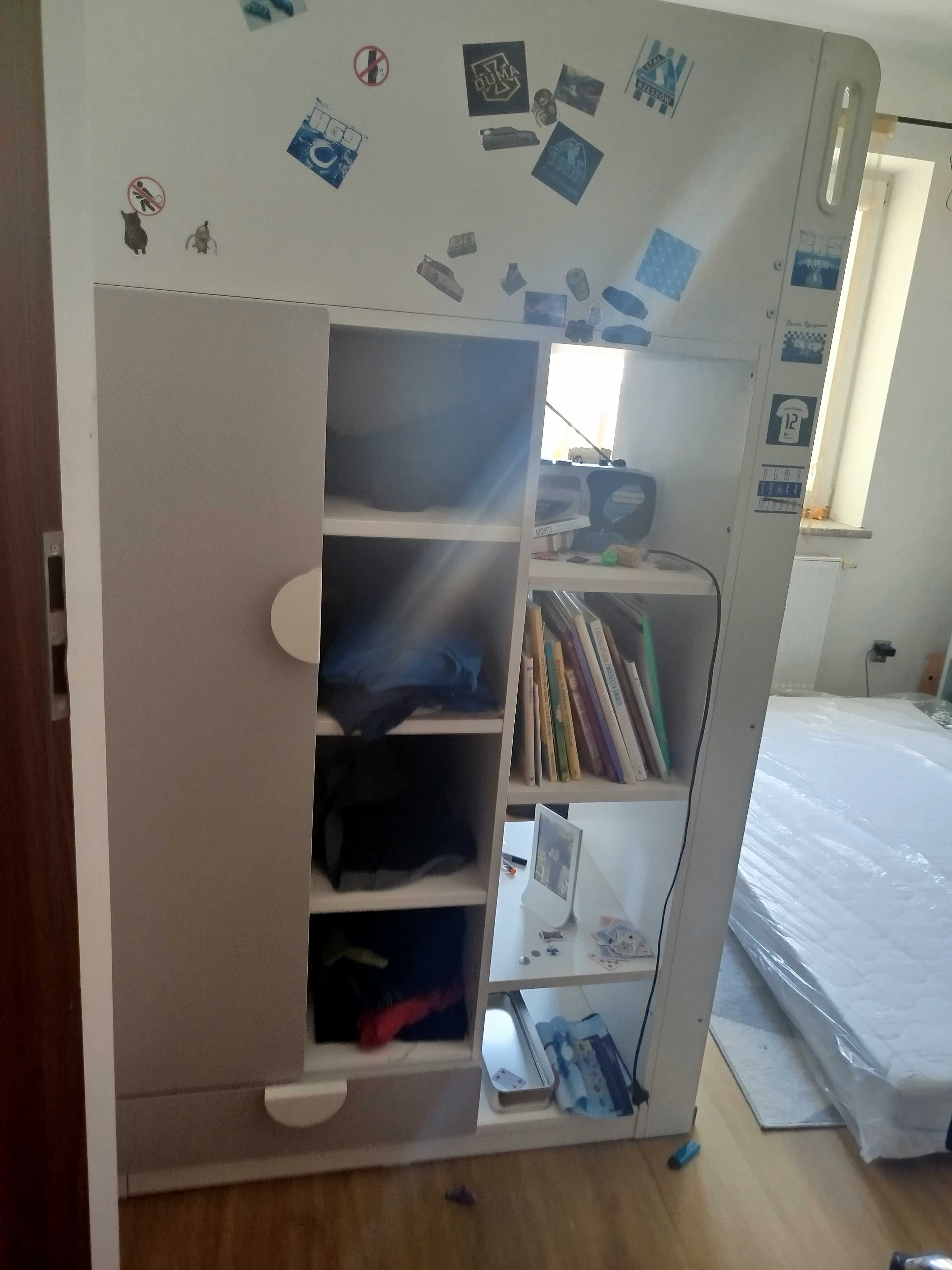 Łóżko biurko Ikea smastad