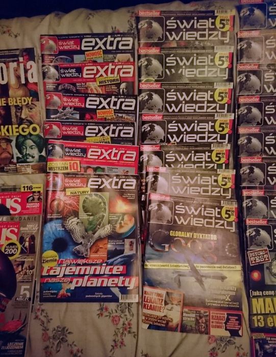 Czasopisma Świat wiedzy / extra, Focus / Historia, Astronomia, Urania