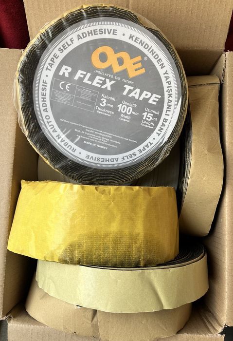 Стрічка каучукова ODE TAPE 100x3x15Самоклейка,изоляция,каучуковаялента