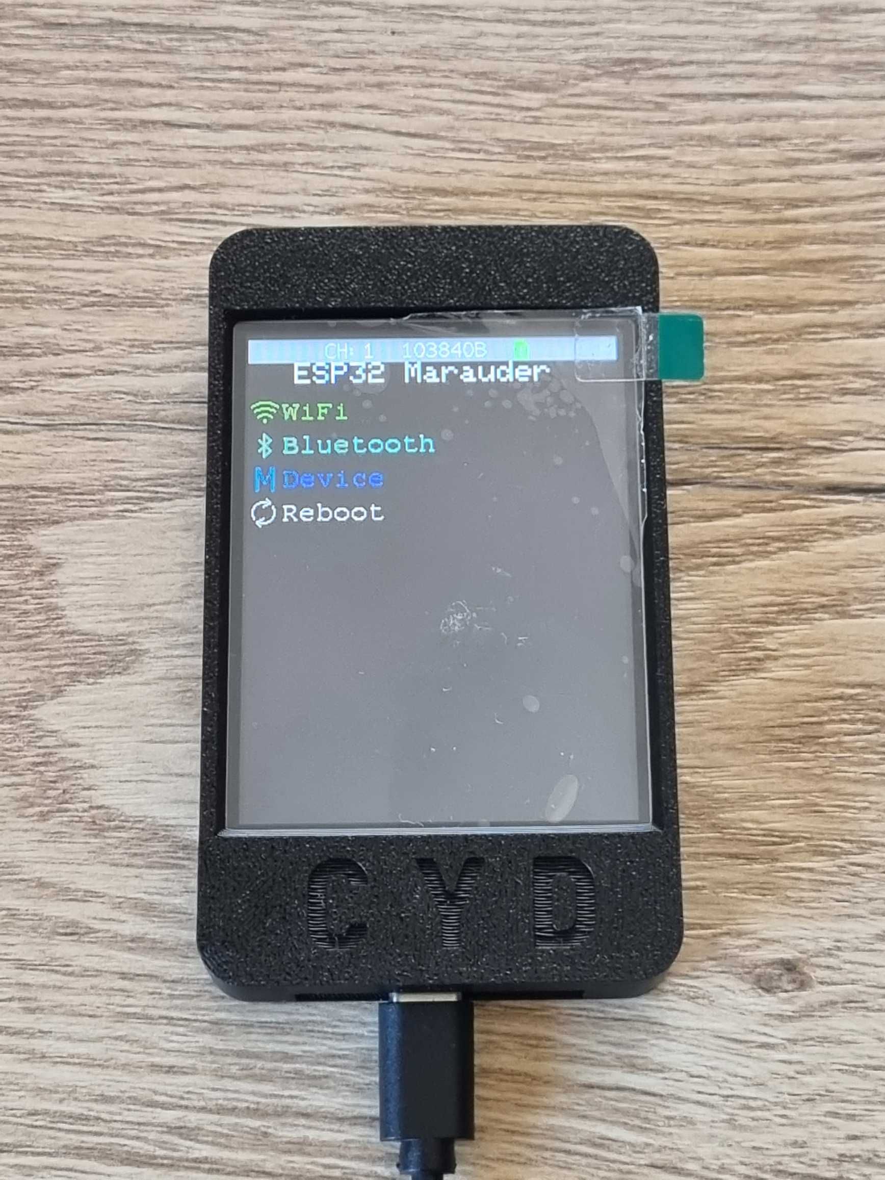 ESP32 Maruder WiFi/Bluetooth Pentest Tool