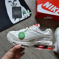 Мужские кроссовки Nike x Supreme Shox Ride 2 SP "White" Размеры 40-45