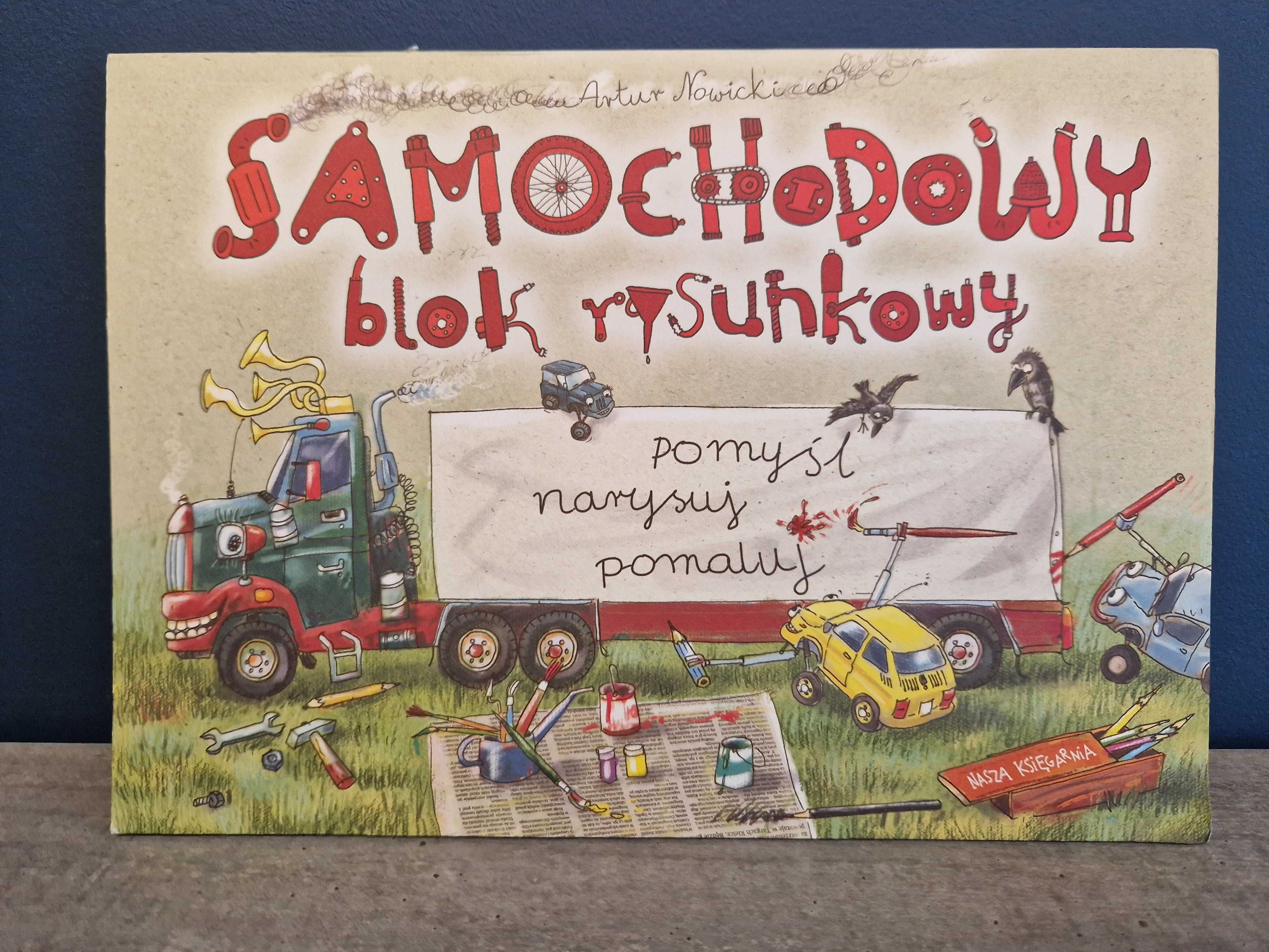 Samochodowy blok rysunkowy