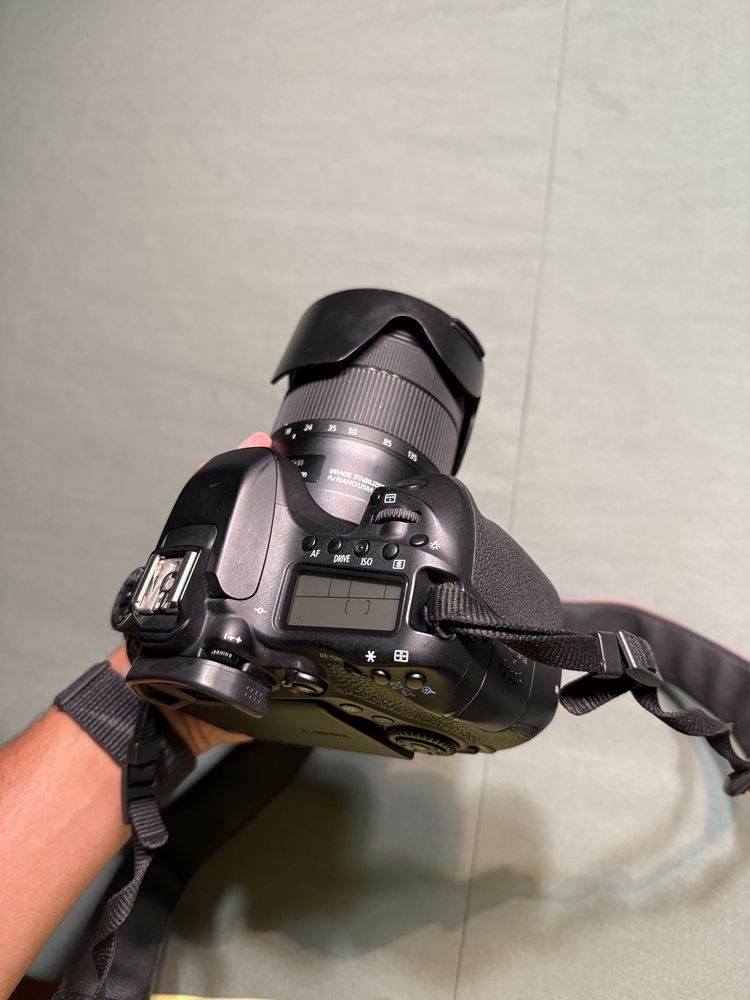 Canon 80D + lentes + acessorios