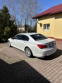 Auto do ślubu BMW 7 Long F02  Biała perła