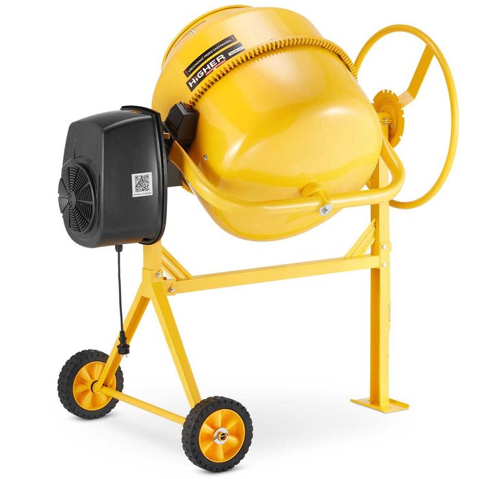 Betoniarka wolnospadowa mieszalnik HIGHER PROFESSIONAL 200L 230V 1500W