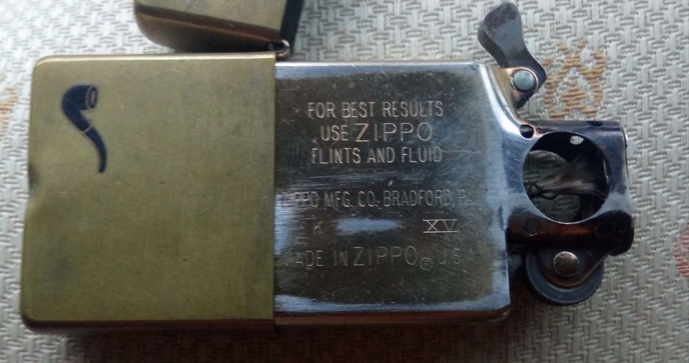 Rare Zippo 1999 Pipe Brass Limited Edition