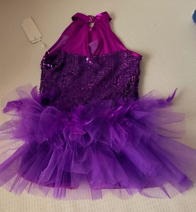 iEFiEL strój do tańca ,cekiny , piórka 116