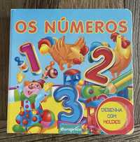 Livro cartonado livro “Os números 1, 2,3”