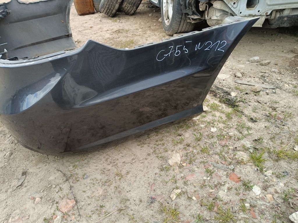 Zderzak tył Mercedes w212 AMG C755 Szary Kompletny PDC Wysyłka