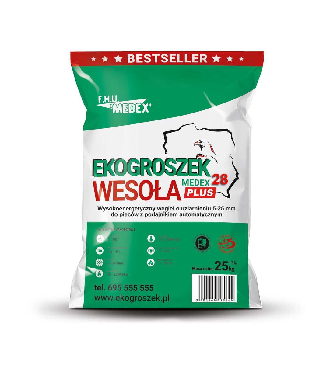 Ekogroszek medex wesoła,sobianek ,bartex wysokoenergetyczny węgiel
