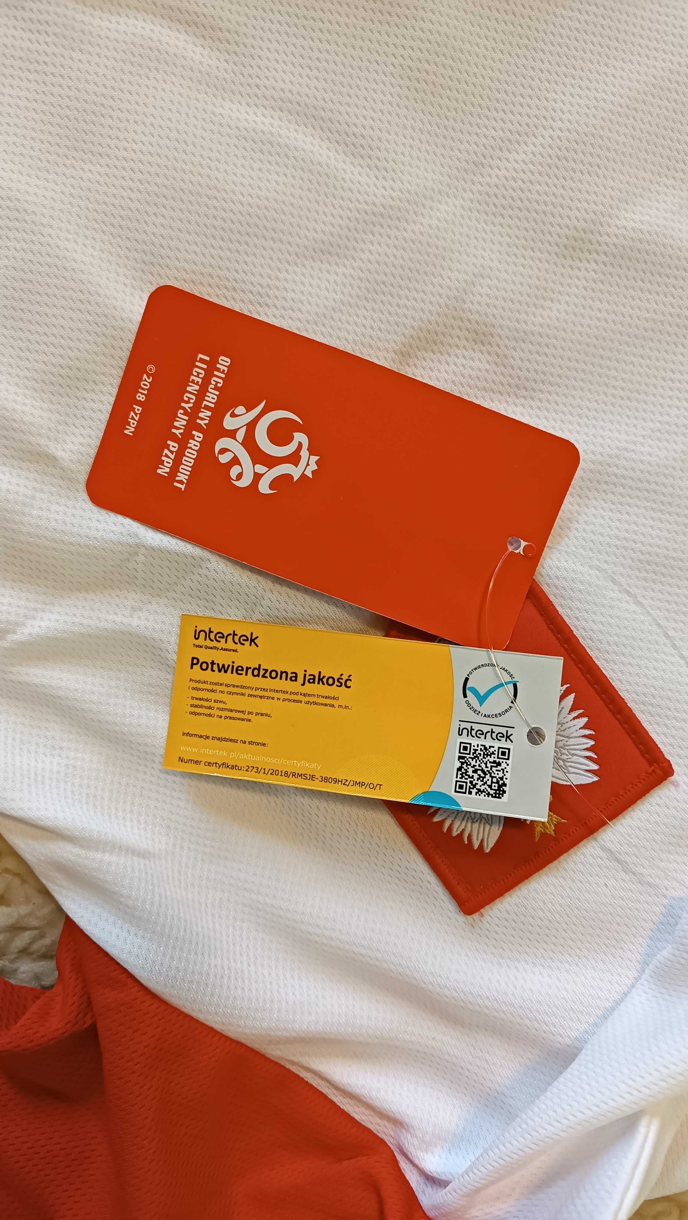 Koszulka kibica Polska  rozmiar 152 ,nowa