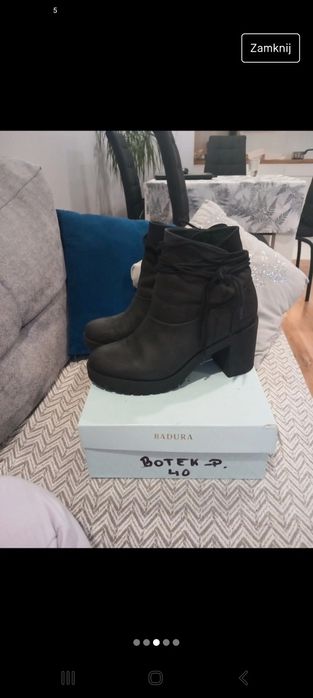 Botki Badura rozmiar 40