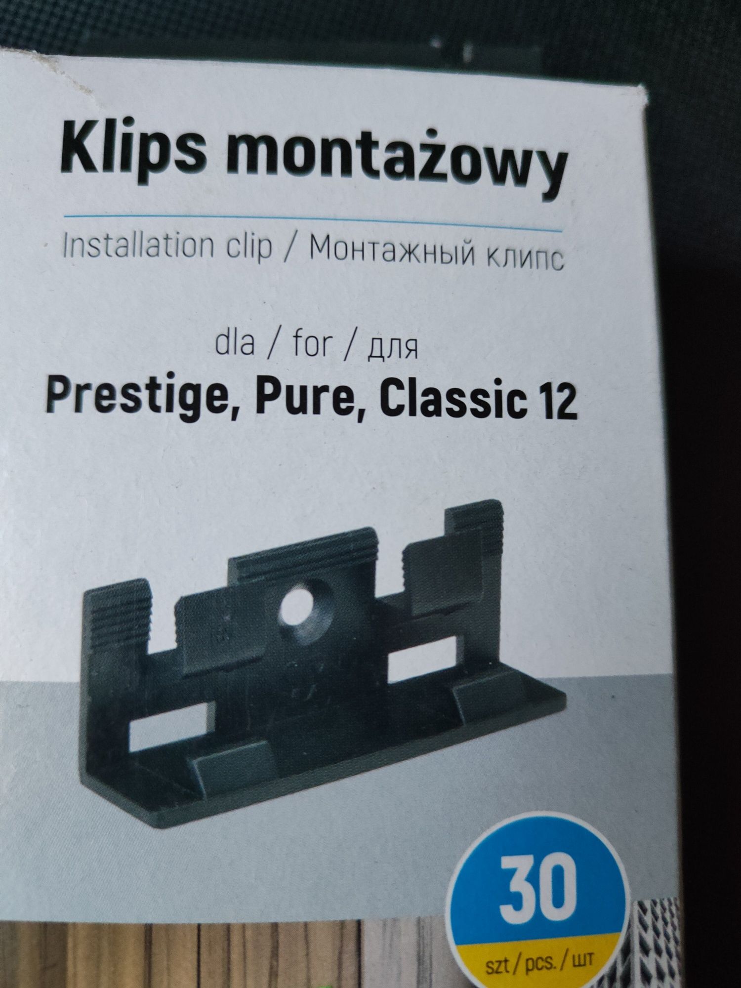 Klips montażowy do listwy classen