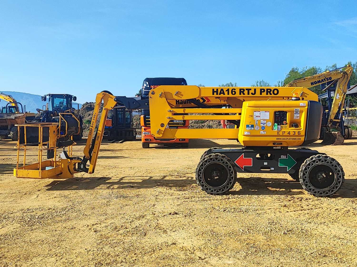 Podnośnik koszowy przegubowy terenowy Haulotte HA 16 RTJ 16m 1256h