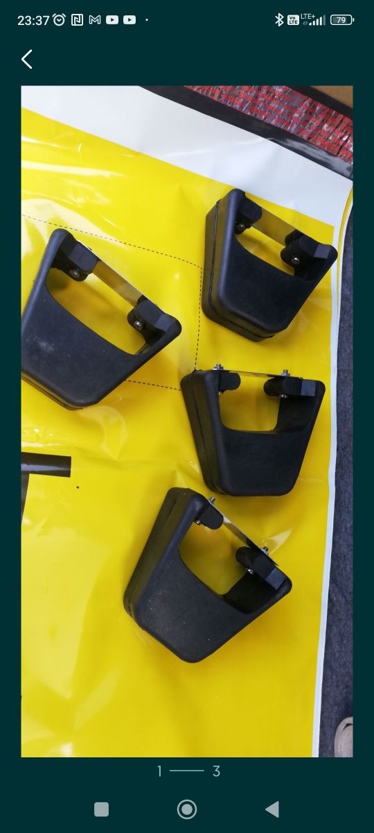 Fiat 126p odboje zderzaków chromowanych nowe 4 sztuki