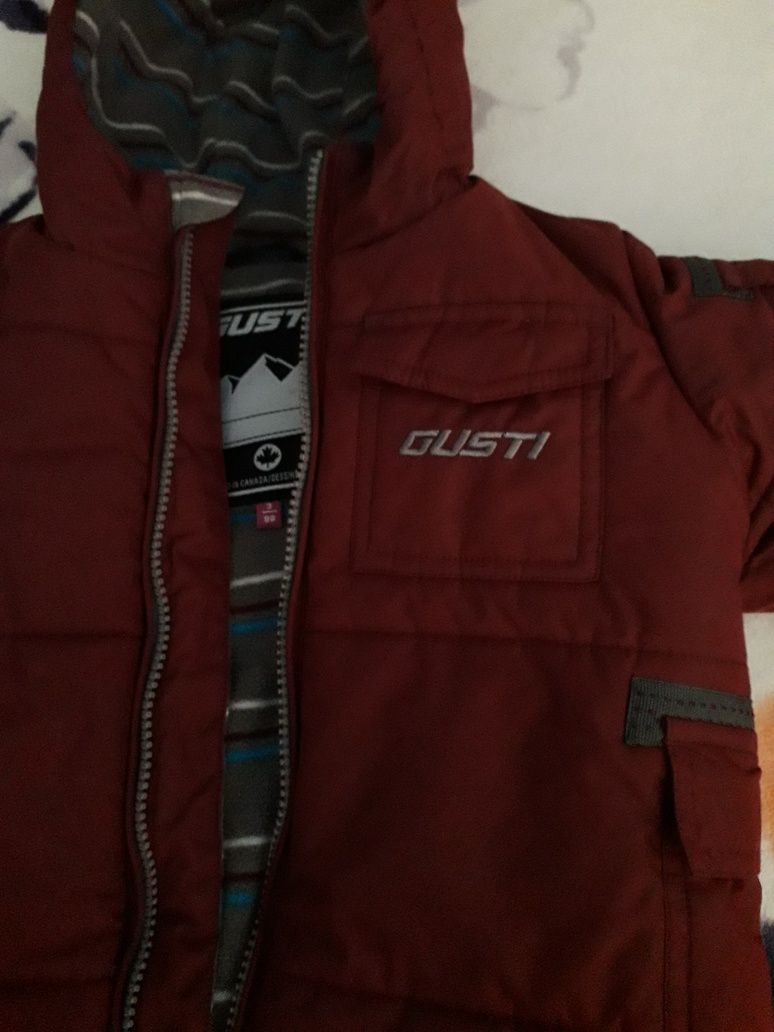 Тёплая куртка для мальчика фирма Gusti