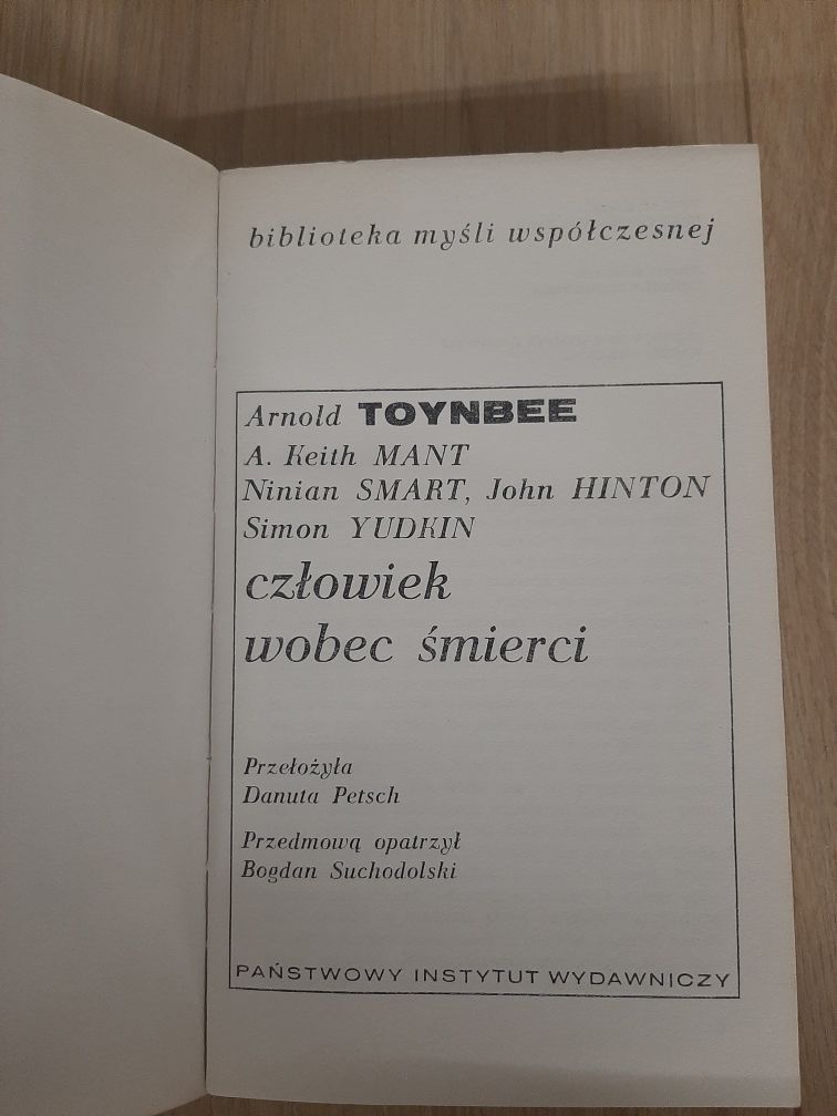 Człowiek wobec śmierci - Arnold Toynbee i inni