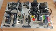Conjunto fotografia vintage