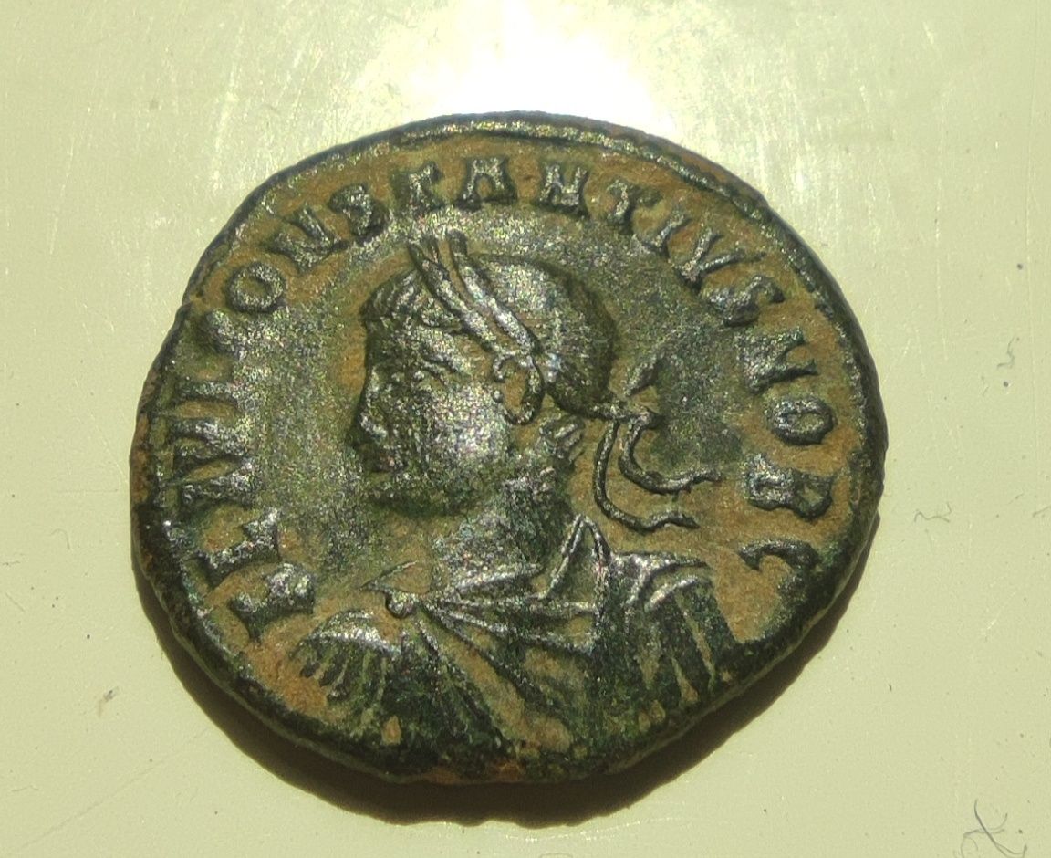 Stara moneta Rzym brąz Constantine Follis II 325-326 AD Nikomedii MNS