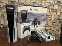 Playstation 5 naped 825 GB+podstawka chlodzaca+pad+AC Shadows