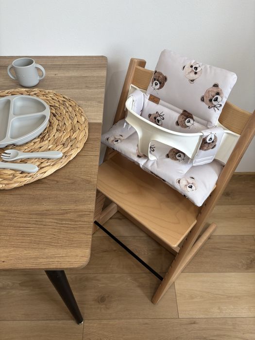 Wodoodporne poduszki Stokke Tripp Trapp Baby Set misie beż