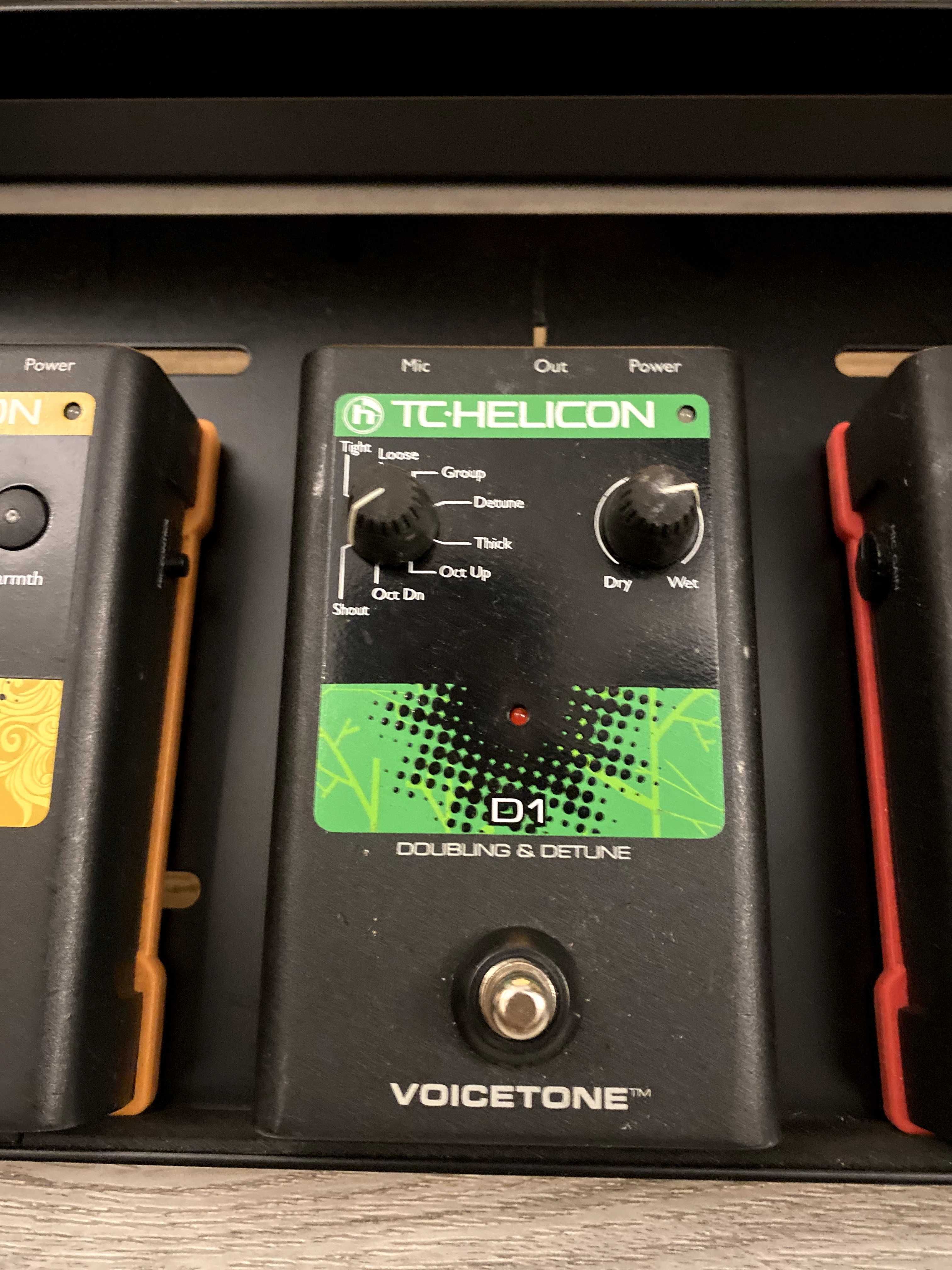 Pedais FX para Voz - TC HELICON VoiceTone - ÓPTIMO ESTADO