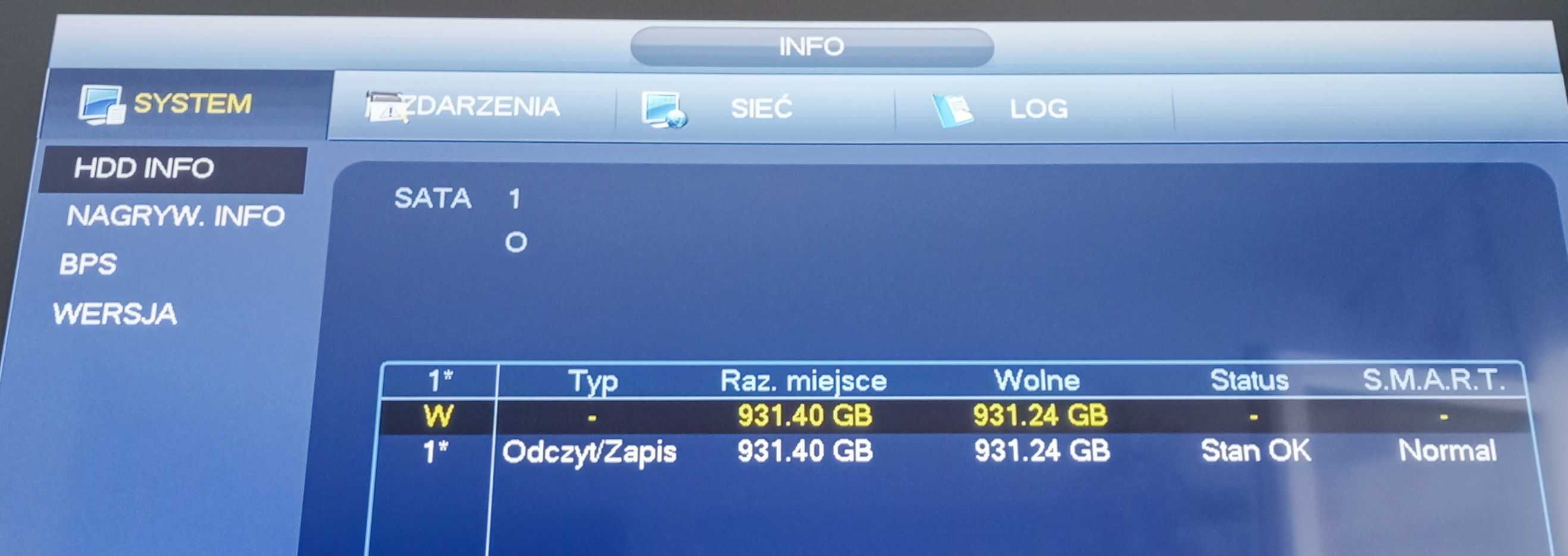 Rejestrator cyfrowy 4 kanałowy BCS z opcją hybrydy analog/IP