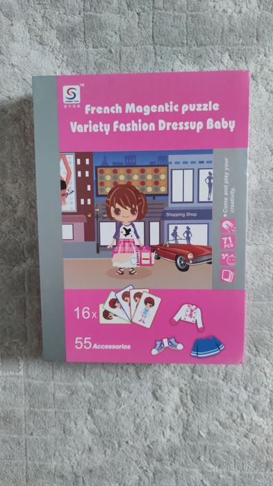 Магнітні пазли гра Одягни ляльку, від 3 років