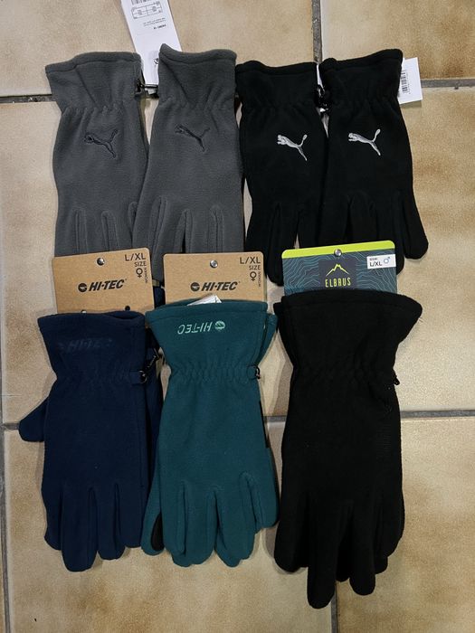 нові оригінальні флісові рукавиці чоловічі жіночі puma hi-tec elbrus