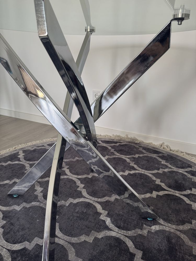 Conjunto Sala (Mesa, Cadeiras, Tapete)