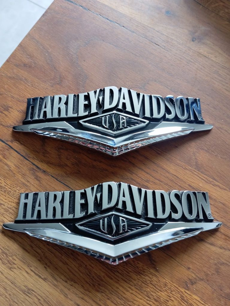 Emblematy Harley Davidson Road King zbiornik paliwa
