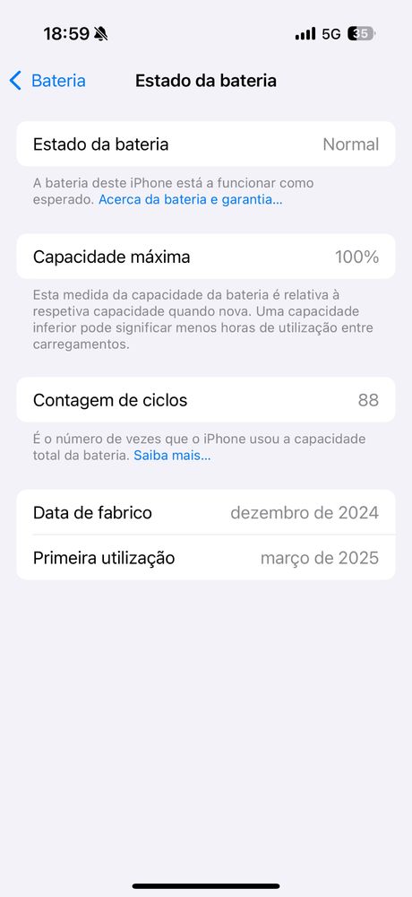 Apple Iphone 16 pro Titâtanio Natural 128GB com fatura e garantia