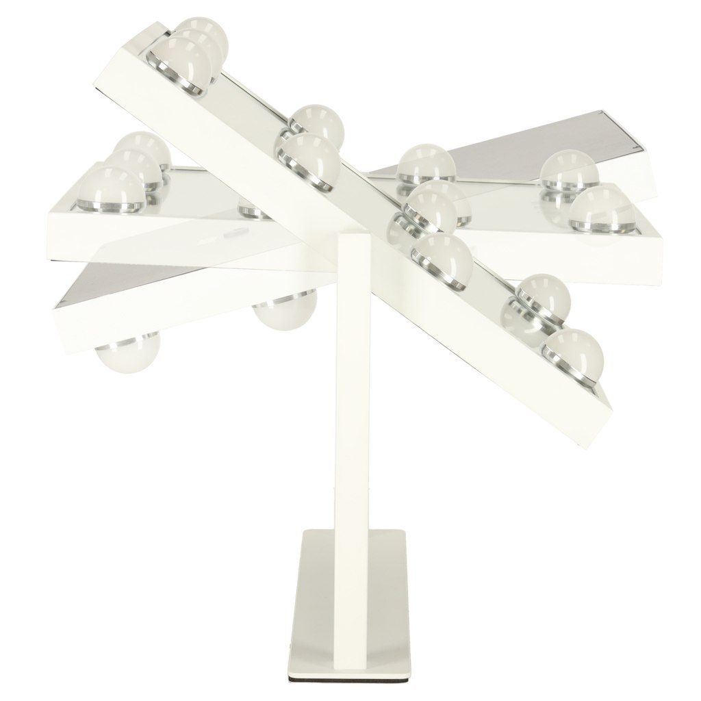 Lusterko do makijażu LED z żarówkami 25x30cm USB