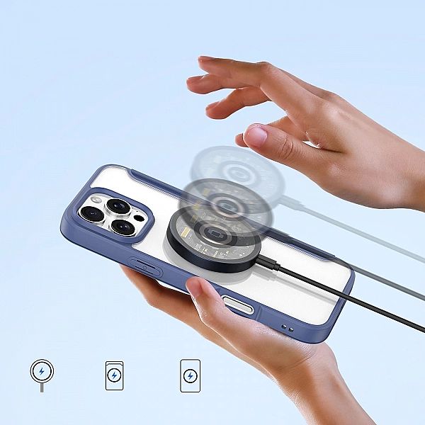 Etui Dux Ducis Skin X Pro na iPhone 16 Pro Max z MagSafe i klapką - ni
