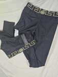 2pak Gianni Versace  Leginsy Top czarne okazja Premium