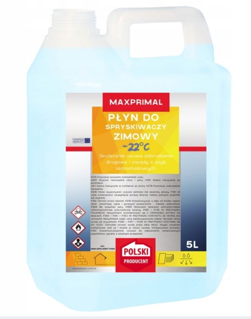 ZIMOWY płyn do spryskiwaczy -22  5L zapachowy
