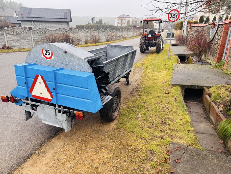 Rozrzurnik gorski boczny sadowniczy do mini ciagnika jak nowy