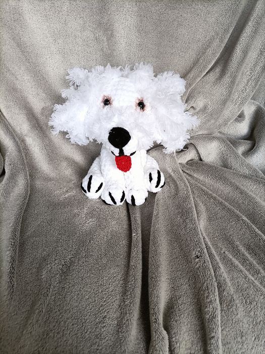 Pies szydełko handmade