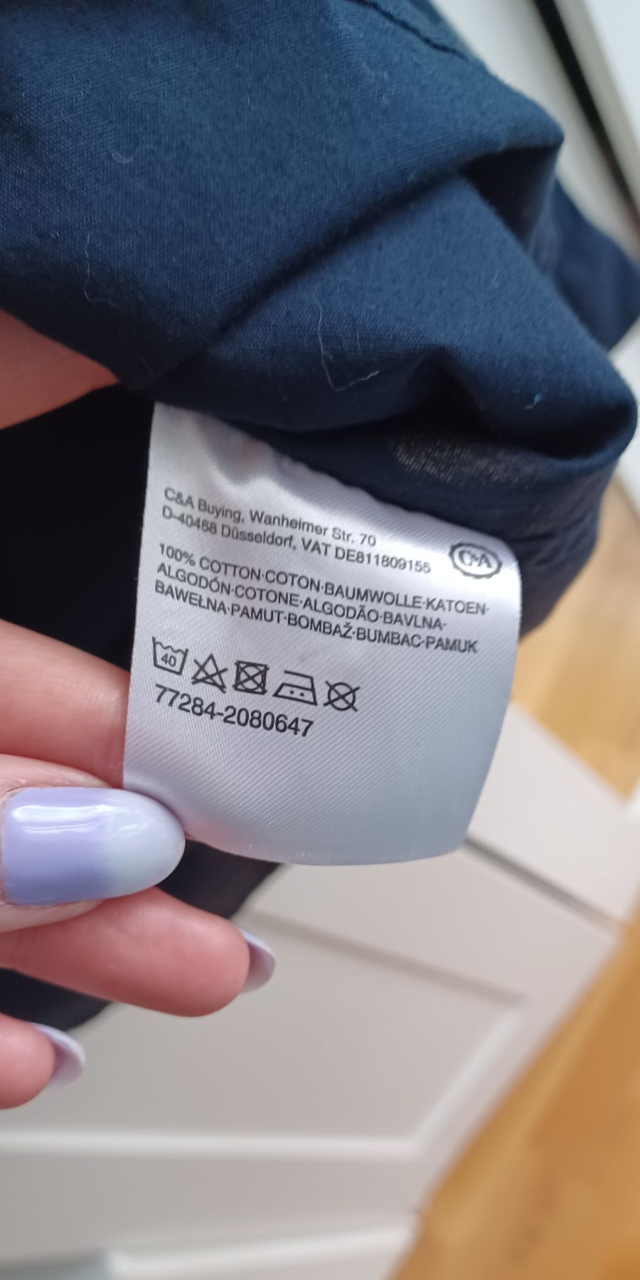 Koszula męska granatowa C&A r. XL