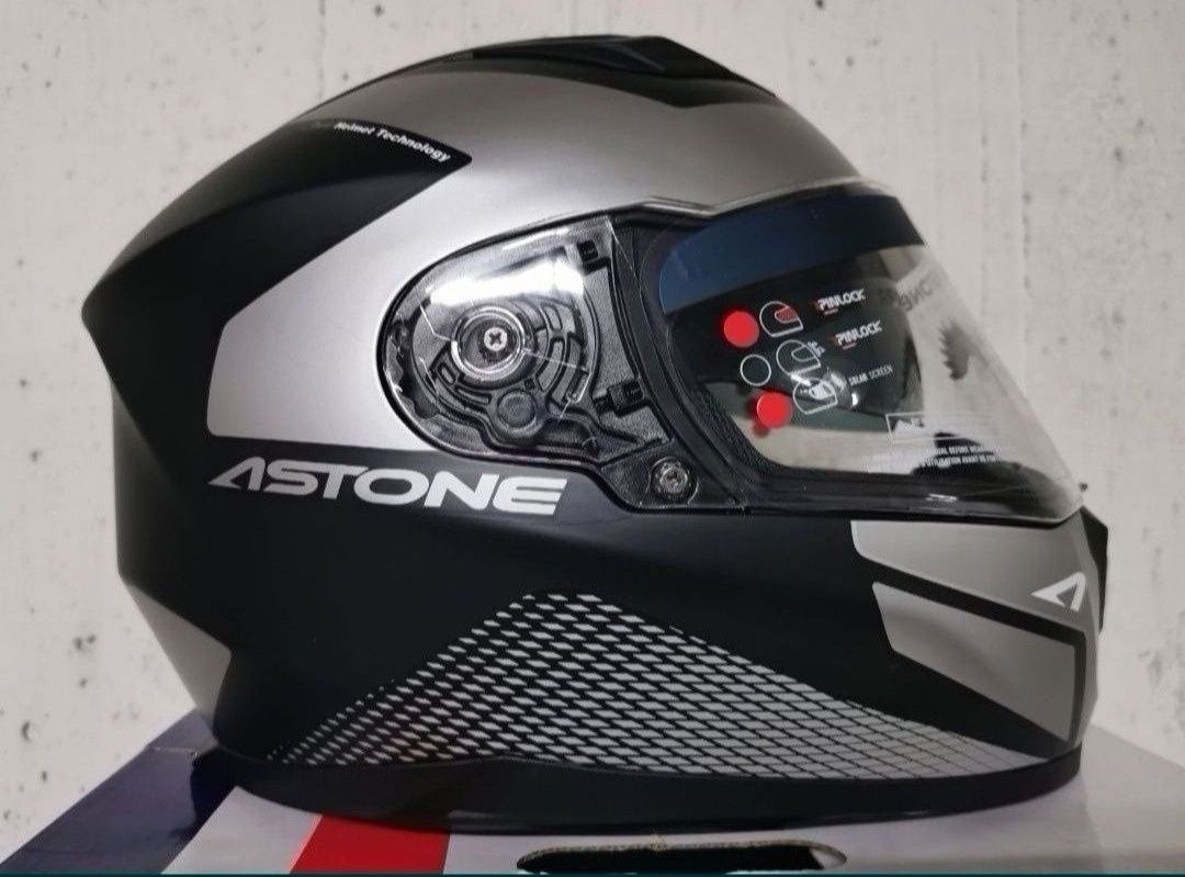 Capacete Astone GT900 Cinza Matte ( L )( NOVO )