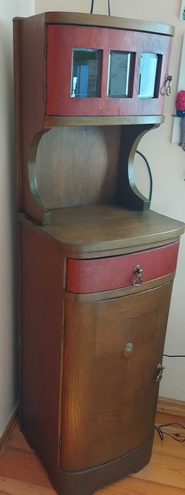 Stylowa witryna, szafka, kredens z drewna