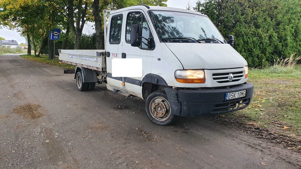 Renault Mascott 2,8DCI 2003r skrzyniowy blizniak doka kat.B 3,5DMC hak