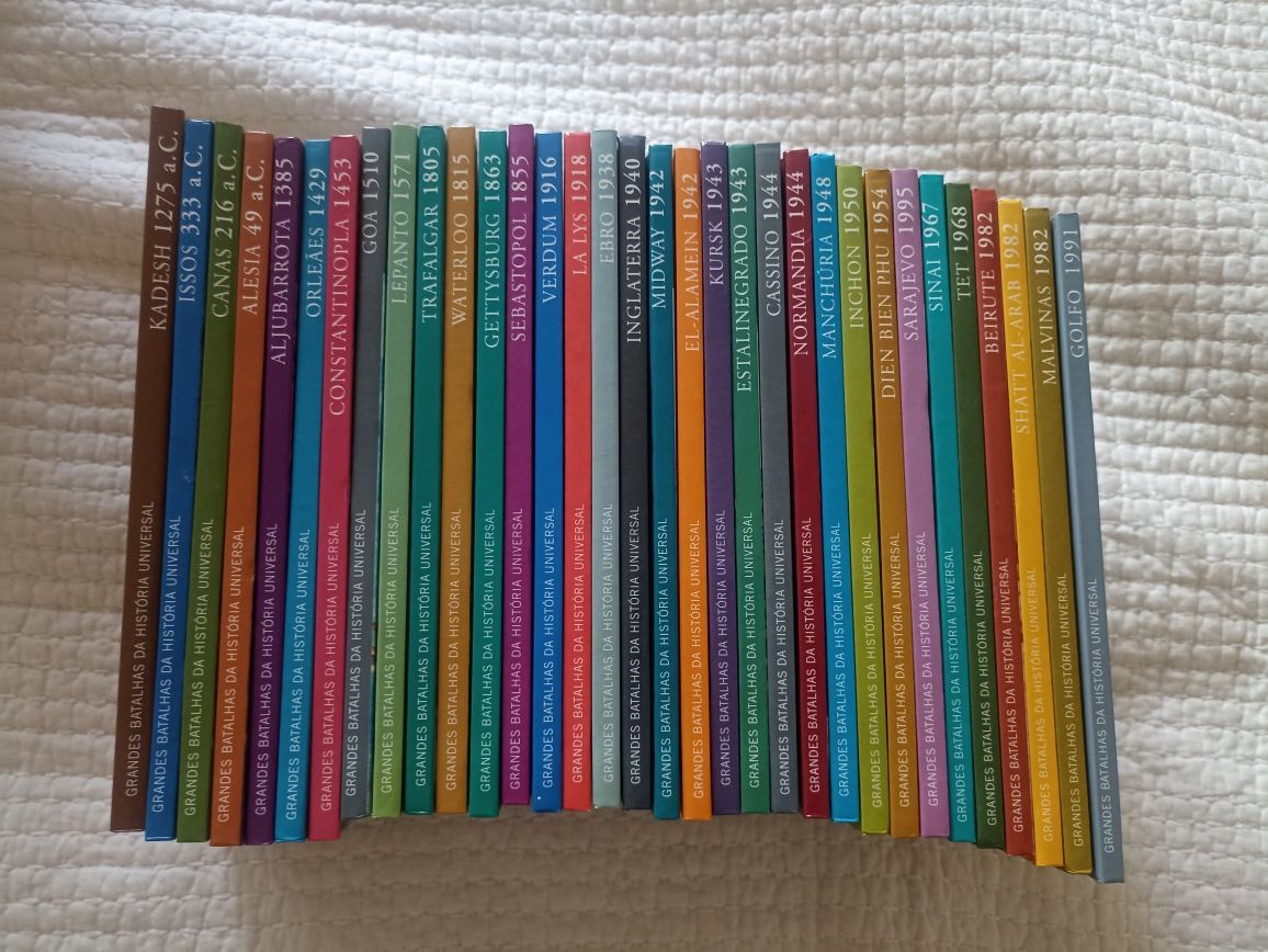 Coleção: Grandes Batalhas da História Universal"
33 volumes