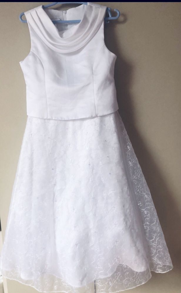 Elegancka sukienka komunijna wizytowa Bonnie Jean Usa ślub balowa