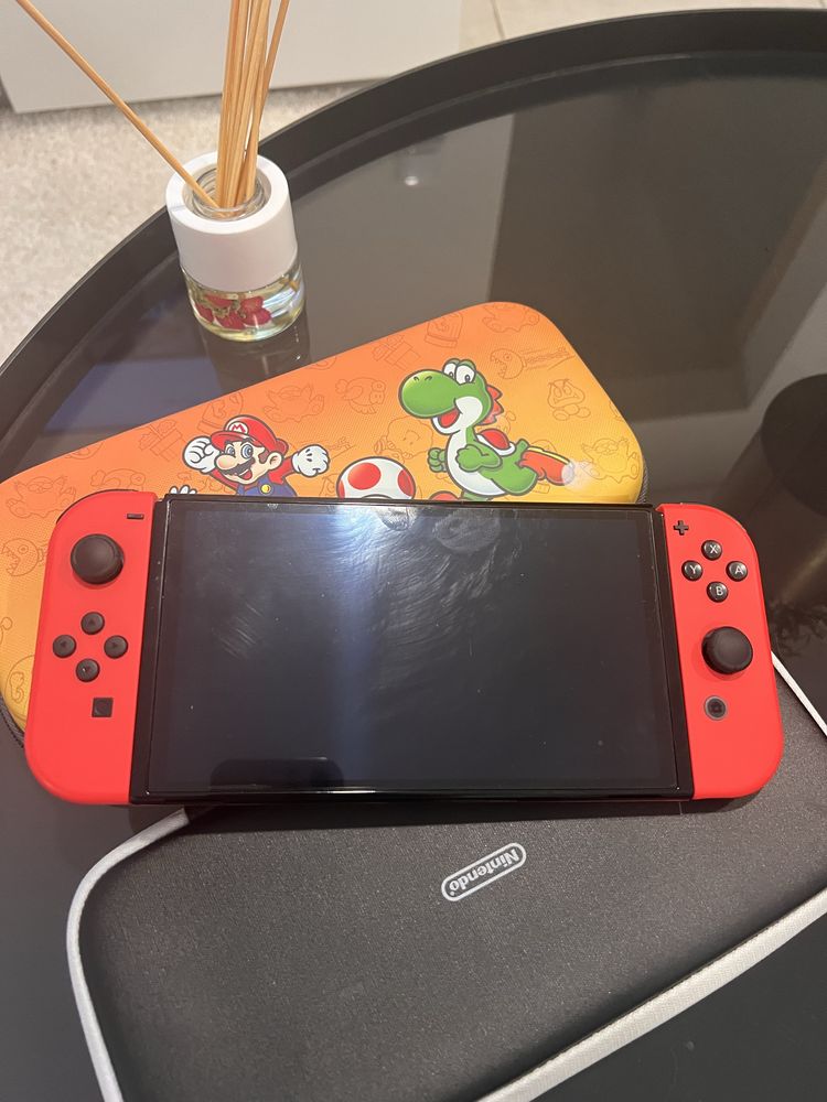 nintendo switch oled edição mario