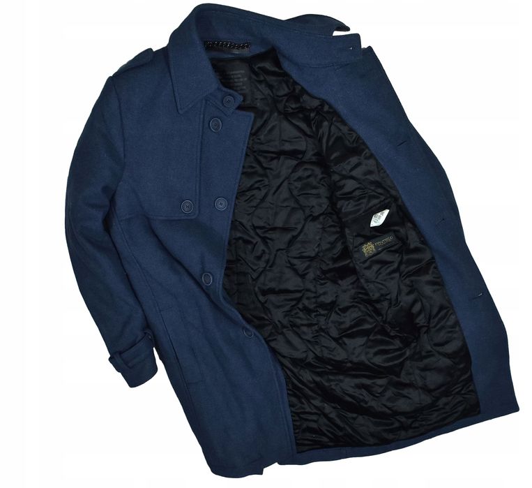 Drykorn Manteco Wełniany Ocieplany Płaszcz Męski 48