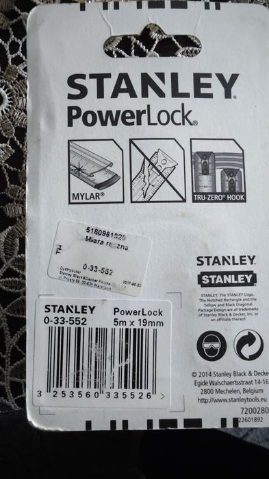 Miara zwijana Stanley 5m