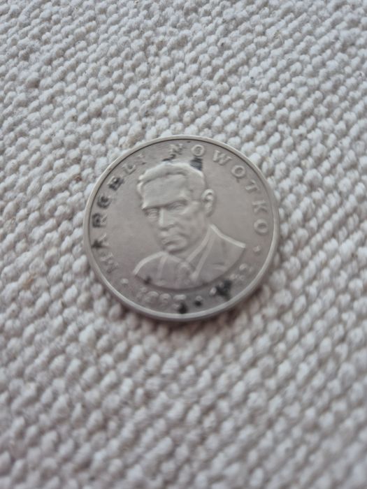 Moneta 20 zł z 1976 r. z Marcelim Nowotko