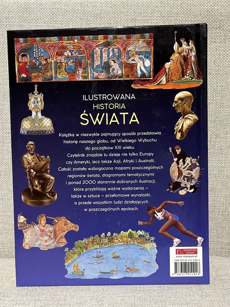 Książka Ilustrowana encyklopedia świata, nowa, gruba