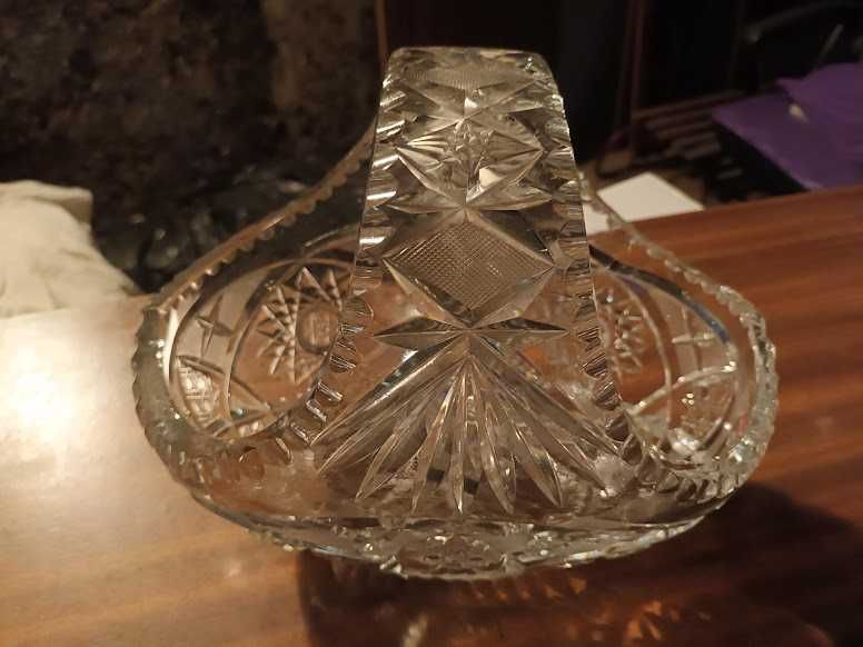 2 piękne kryształy. Koszyki. PRL